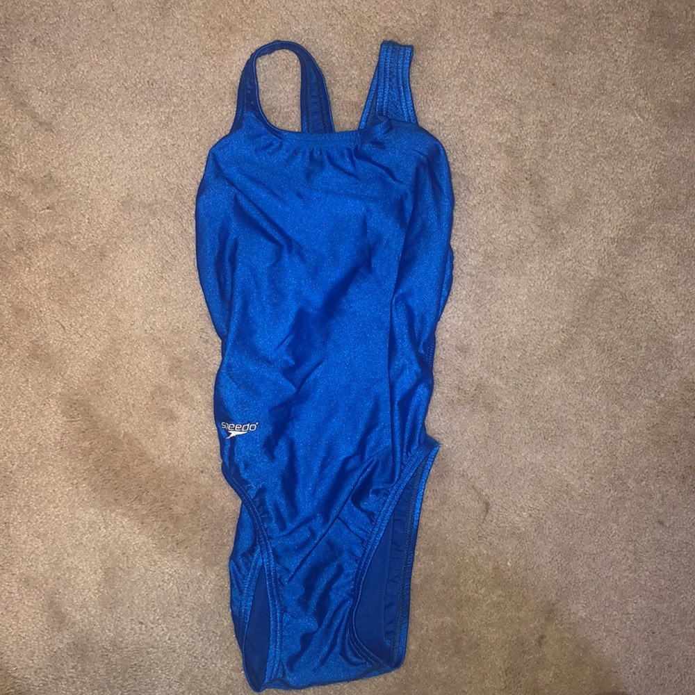 Blue Speedo Competition suit